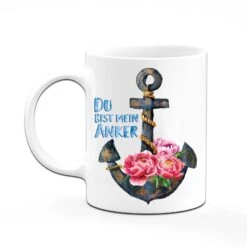 Tasse - Du Bist Mein Anker -Geschenke Tassen Store bild tasse du bist mein anker 3