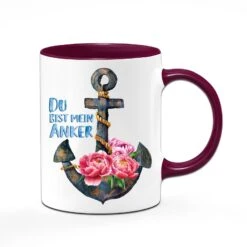 Tasse - Du Bist Mein Anker -Geschenke Tassen Store bild tasse du bist mein anker 4