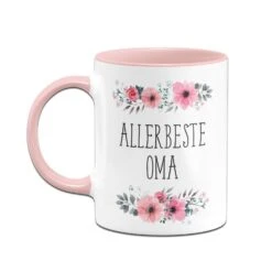 Tasse - Allerbeste Oma - Blumig -Geschenke Tassen Store bild tasse geschenk allerbeste oma 2 510974