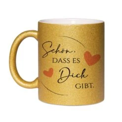Glitzertasse - Schön, Dass Es Dich Gibt -Geschenke Tassen Store bild tasse glitzertasse schoen dass es dich gibt 1 328088