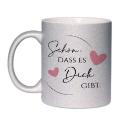 Glitzertasse - Schön, Dass Es Dich Gibt -Geschenke Tassen Store bild tasse glitzertasse schoen dass es dich gibt 3 305418