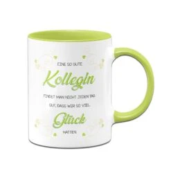 Tasse - Eine So Gute Kollegin Findet Man Nicht Jeden Tag. Gut, Dass Wir Soviel Glück Hatten -Geschenke Tassen Store bild tasse glueck so eine gute kollegin 0 863454