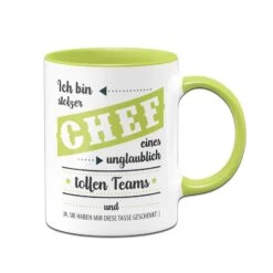 Tasse - Ich Bin Stolzer Chef Eines Unglaublich Tollen Teams Und Ja, Sie Haben Mir Die Tasse Geschenkt -Geschenke Tassen Store bild tasse lustig geschenk stolzer chef 1 123982
