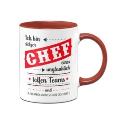 Tasse - Ich Bin Stolzer Chef Eines Unglaublich Tollen Teams Und Ja, Sie Haben Mir Die Tasse Geschenkt -Geschenke Tassen Store bild tasse lustig geschenk stolzer chef 2 860297