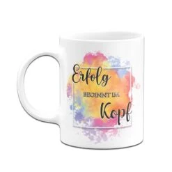 Tasse - Erfolg Beginnt Im Kopf -Geschenke Tassen Store bild tasse motivation erfolg beginnt im kopf 3 267603