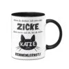 Tasse - Wenn Du Denkst Ich Wäre Eine Zicke -Geschenke Tassen Store bild tasse zicke katze 0 374607