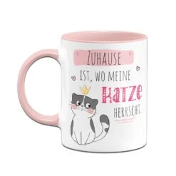 Tasse - Zuhause Ist, Wo Meine Katze Herrscht. -Geschenke Tassen Store bild tasse zuhause wo meine katze herscht 3 218047