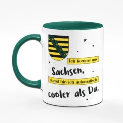 Tasse - Ich Komme Aus Sachsen - Cooler Sachse -Geschenke Tassen Store tasse cooler sachse rueckansicht 583885