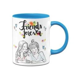 Tasse - Friends Forever -Geschenke Tassen Store tasse freinds forever blau 329396