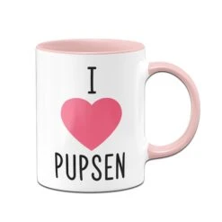 Tasse - I Love Pupsen -Geschenke Tassen Store tasse i love pupsen rosa 556473