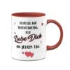 Tasse - Scheiss Auf Valentinstag, Ich Liebe Dich An Jedem Tag -Geschenke Tassen Store tasse liebe dich rot v 328502