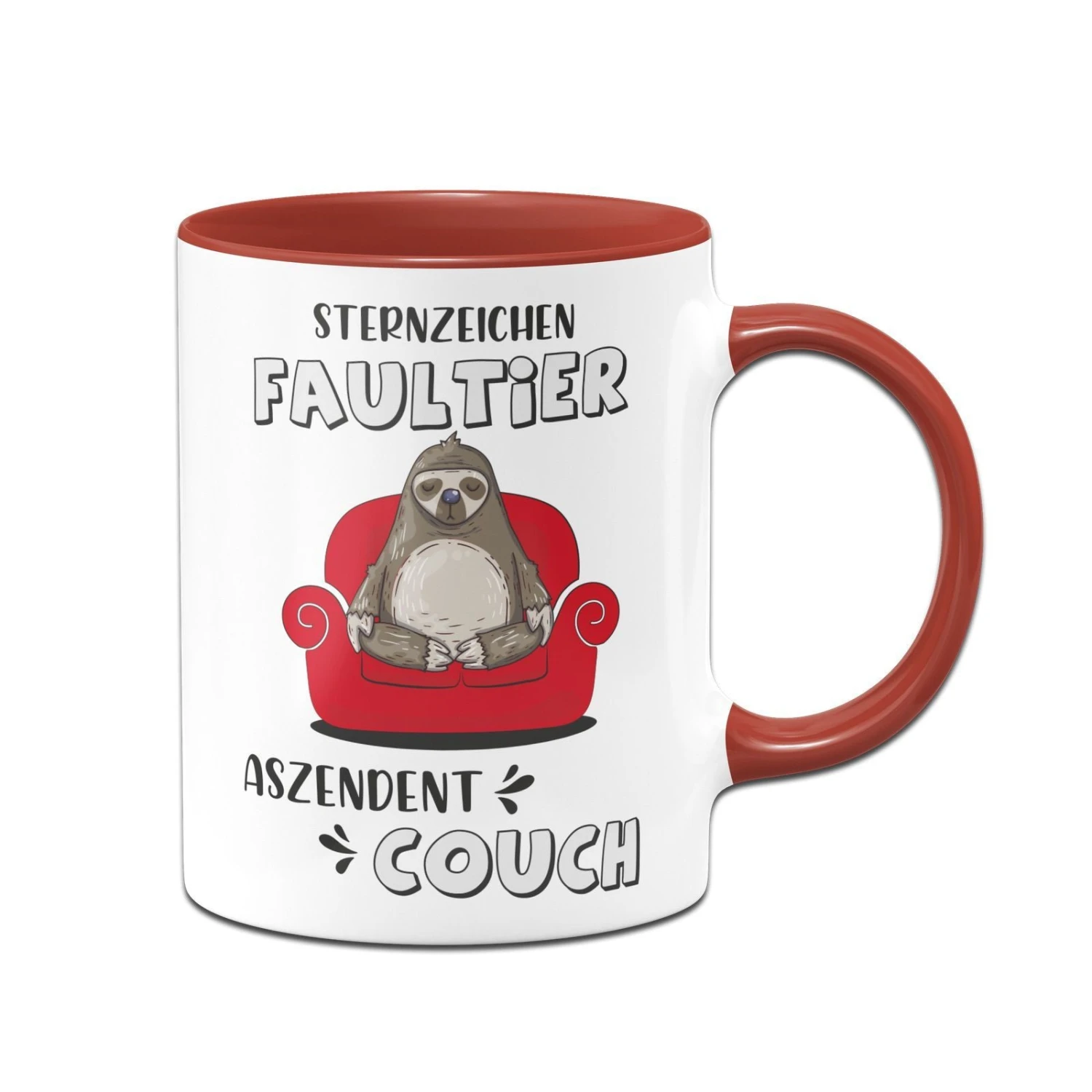 Tasse - Sternzeichen Faultier Aszendent Couch 5 Tasse - Sternzeichen Faultier Aszendent Couch – Bild 3