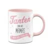 Tasse - Tanten Sind Wie Mamas Nur Viel Cooler! -Geschenke Tassen Store tasse tanten mamas rosa 935148