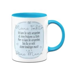 Tasse - Meine Tochter, Deine Mama -Geschenke Tassen Store tasse tochter mama versprechen blau 267071