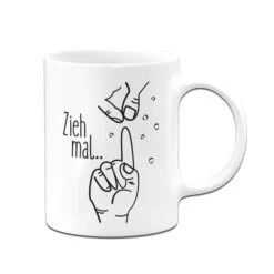 Tasse - Zieh Mal Am Finger -Geschenke Tassen Store tasse zieh mal finger weiss 774420