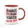 Tasse - Zombies Eat Brains - Rot -Geschenke Tassen Store tasse zombies eat brains 940904