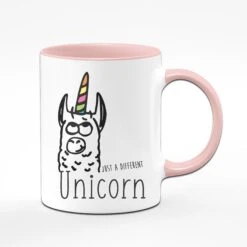 Tasse - Just A Different Unicorn 11 Tasse - Just A Different Unicorn -Geschenke Tassen Store unicorn rosa vorne 591456
